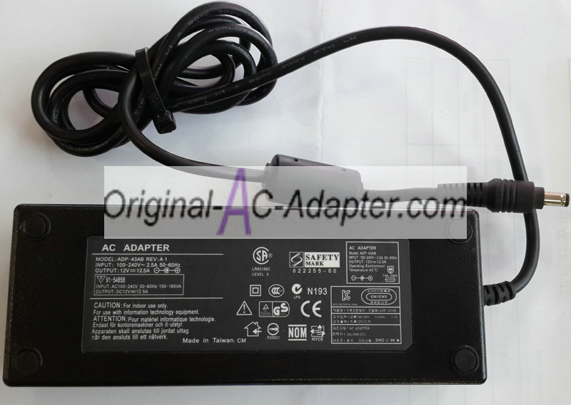 LCD 12V 12.5A 150W 4 Pin with round head Power AC Adapter LCD 12V 12.5A 150W 4 Pin with round head Power AC Adapter