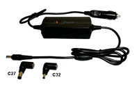 Dell Laptop Notebook Car Charger DC Power Adapter with 2 Interchangeable Connectors Dell Laptop Notebook Car Charger DC Power Adapter with 2 Interchangeable Connectors