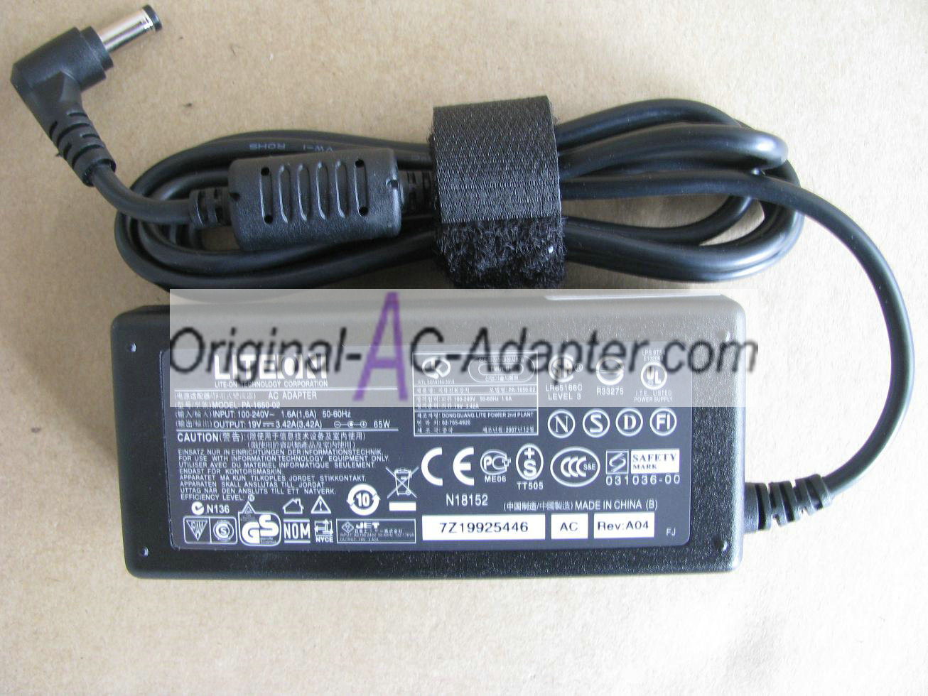 Acer 19V 3.42A For Acer Ferrari 3000 Series Power AC Adapter Acer 19V 3.42A For Acer Ferrari 3000 Series Power AC Adapter