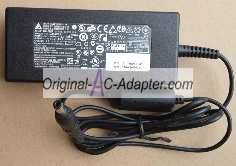 Dell PA-1041-71 12V 3.33A Power AC Adapter Dell PA-1041-71 12V 3.33A Power AC Adapter