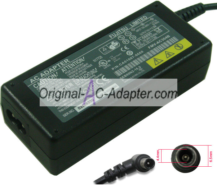 Fujitsu SEB80N2-16.0 16V 3.36A Power AC Adapter Fujitsu SEB80N2-16.0 16V 3.36A Power AC Adapter