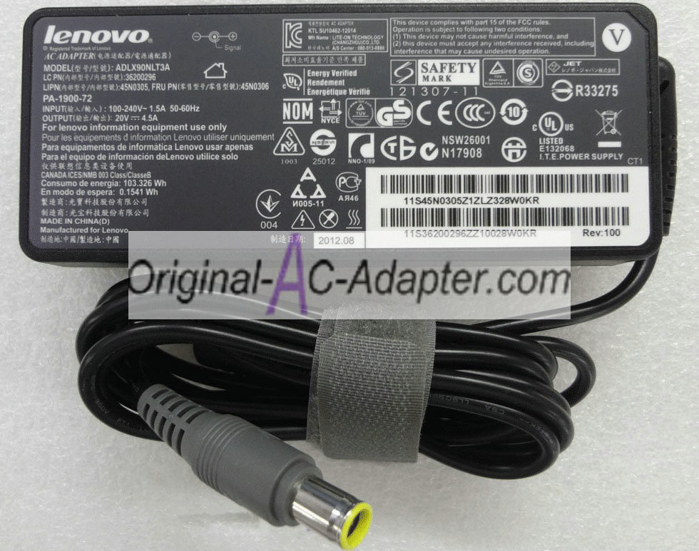 Lenovo 20V 4.5A For Lenovo ThinkPad T510i Power AC Adapter Lenovo 20V 4.5A For Lenovo ThinkPad T510i Power AC Adapter