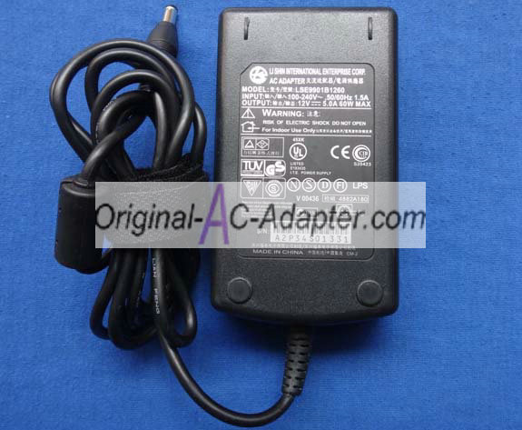 LCD 12V 5A 60W LCD Monitor Power AC Adapter LCD 12V 5A 60W LCD Monitor Power AC Adapter
