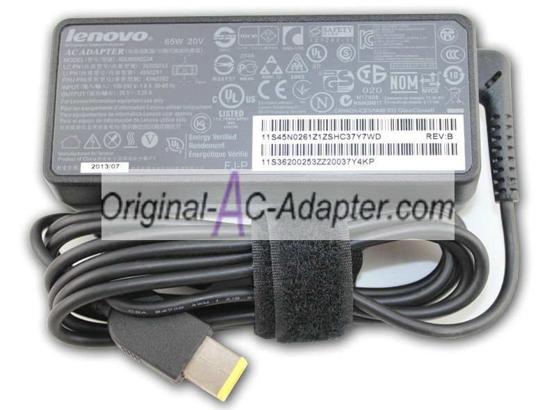 Lenovo 0A65802 20V 3.25A Power AC Adapter Lenovo 0A65802 20V 3.25A Power AC Adapter