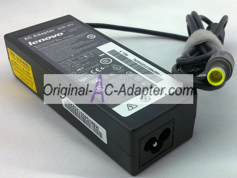 Lenovo ADLX65NLT2A 20V 3.25A Power AC Adapter Lenovo ADLX65NLT2A 20V 3.25A Power AC Adapter