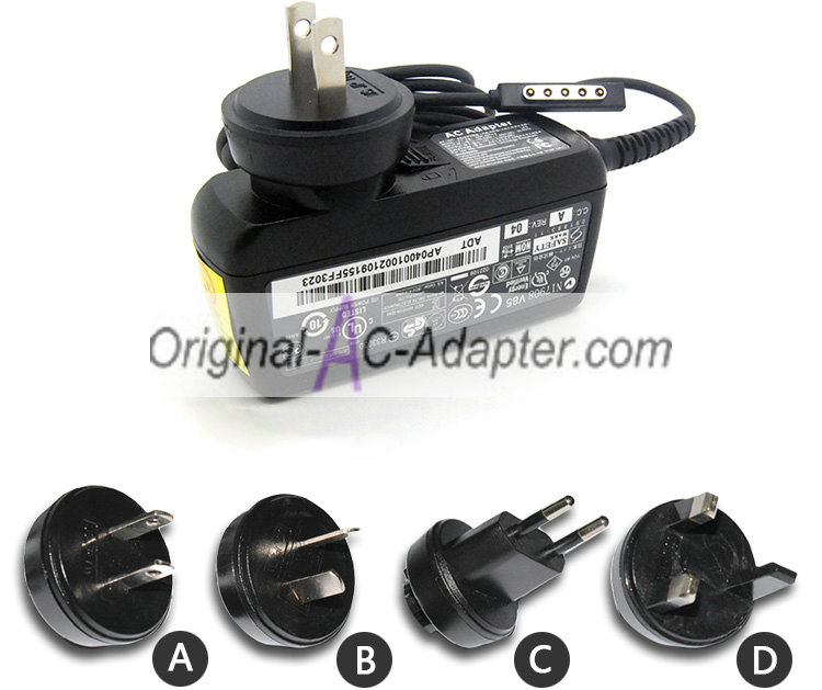 Microsoft 12V 3.6A For MicrosoftModel 1601 Power AC Adapter Microsoft 12V 3.6A For MicrosoftModel 1601 Power AC Adapter