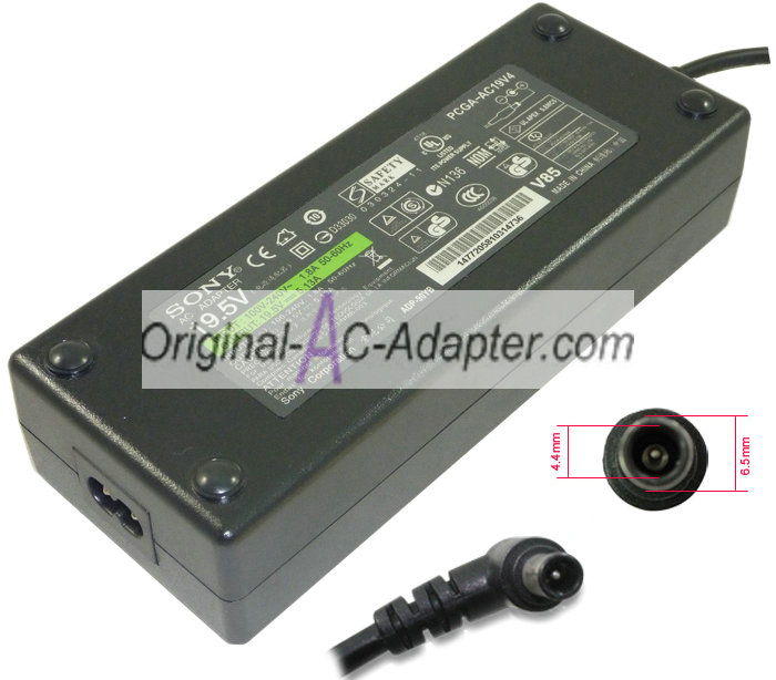 Sony 19.5V 5.13A 6.5mm x 4.4mm Power AC Adapter Sony 19.5V 5.13A 6.5mm x 4.4mm Power AC Adapter