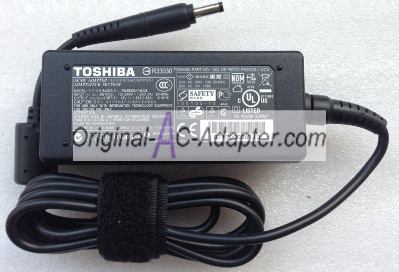 Toshiba 19V 1.58A For Toshiba Thrive AT105 Power AC Adapter Toshiba 19V 1.58A For Toshiba Thrive AT105 Power AC Adapter