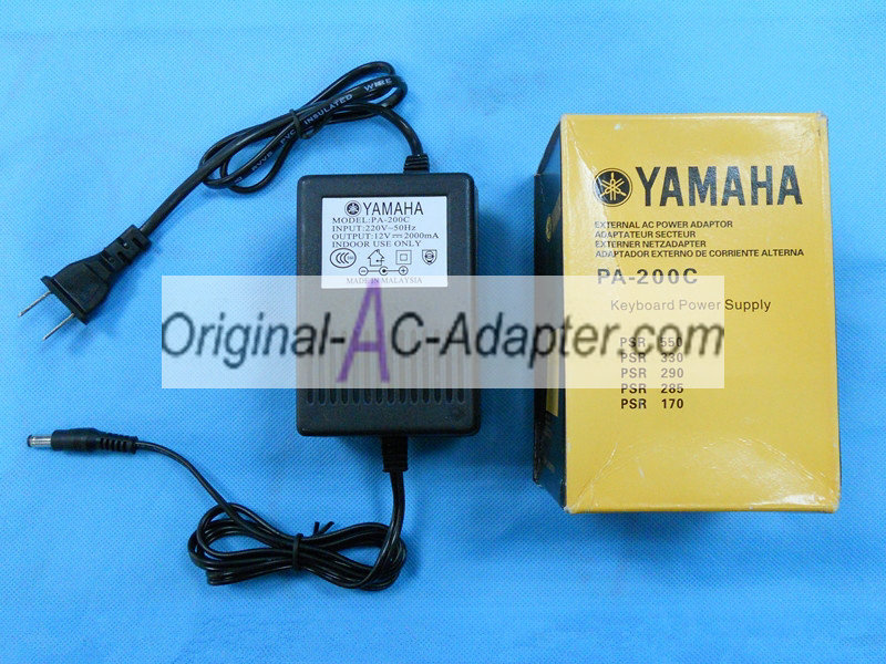 Yamaha PSR200 12V 2A Power AC Adapter Yamaha PSR200 12V 2A Power AC Adapter